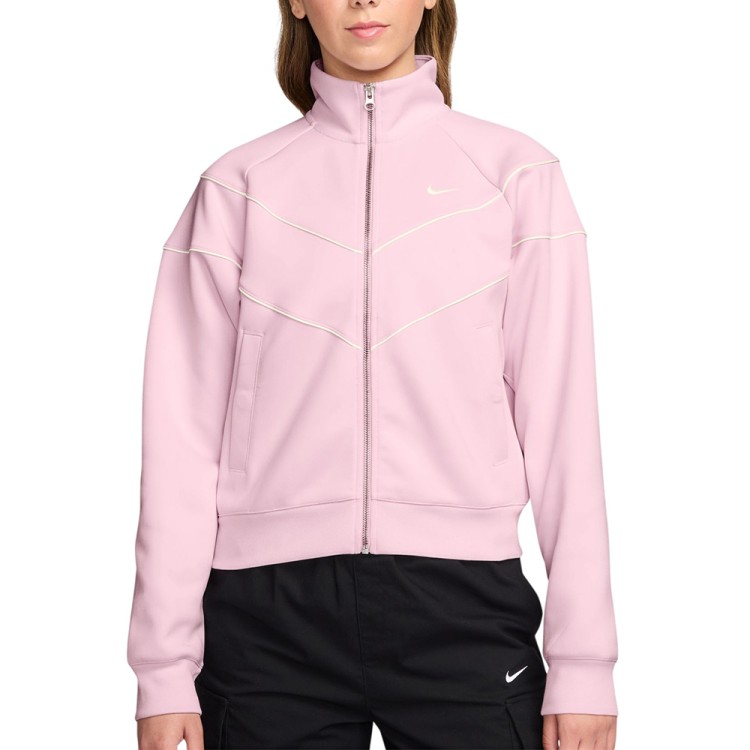Толстовка женская Nike W NSW NK WR POLY KNIT JKT розовая HJ0975-663 изображение 1