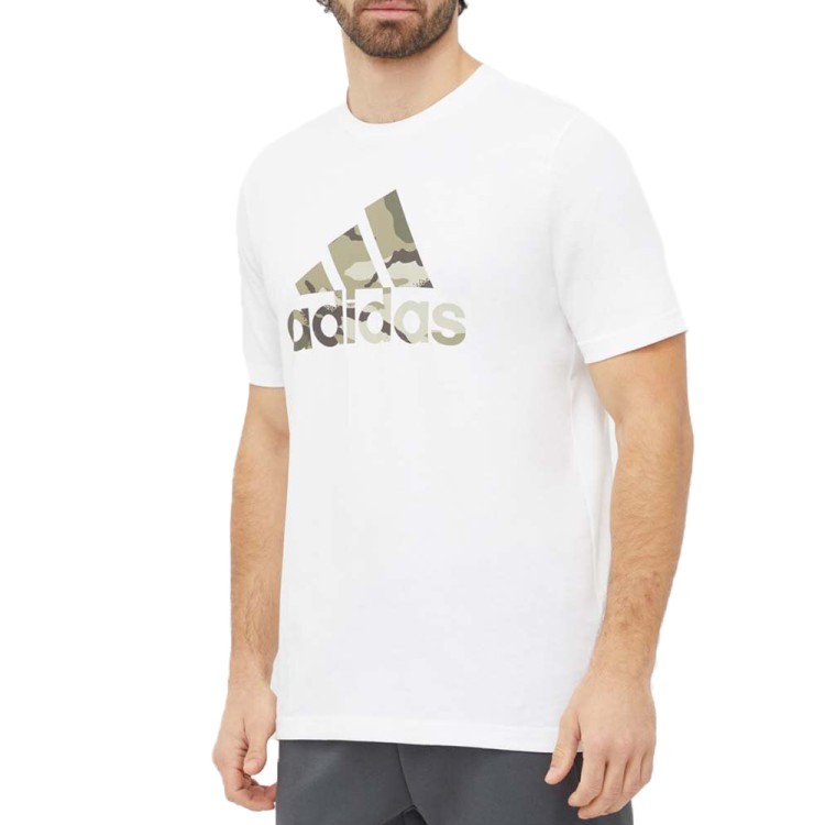 Футболка мужская Adidas M CAMO G T 1 белая IN6472 изображение 1