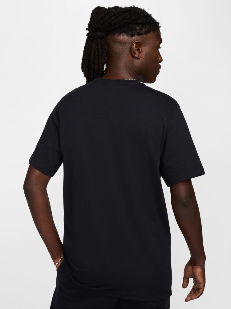 Футболка мужская Nike M NSW CLUB DT TEE черная FD1184-013 изображение 3