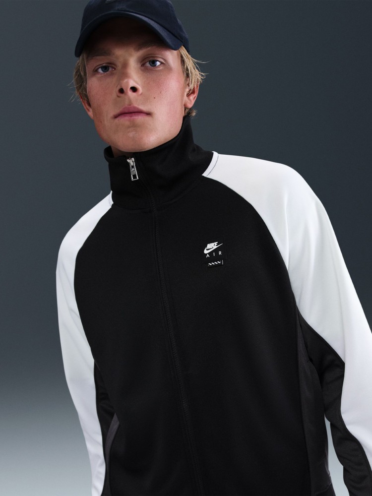 Толстовка мужская Nike M AIR PK FZ JKT черная IB2145-010 изображение 2