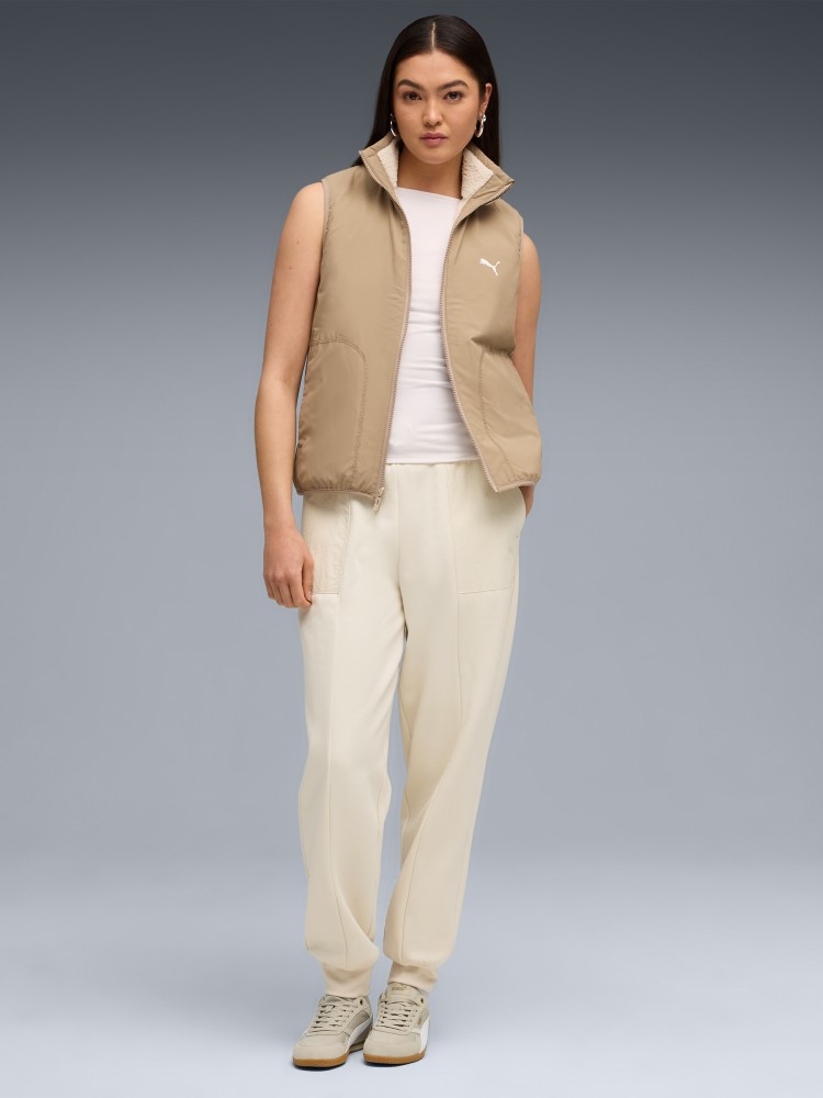 Жилет женский Puma Reversible Sherpa Vest бежевый 68838887 изображение 4