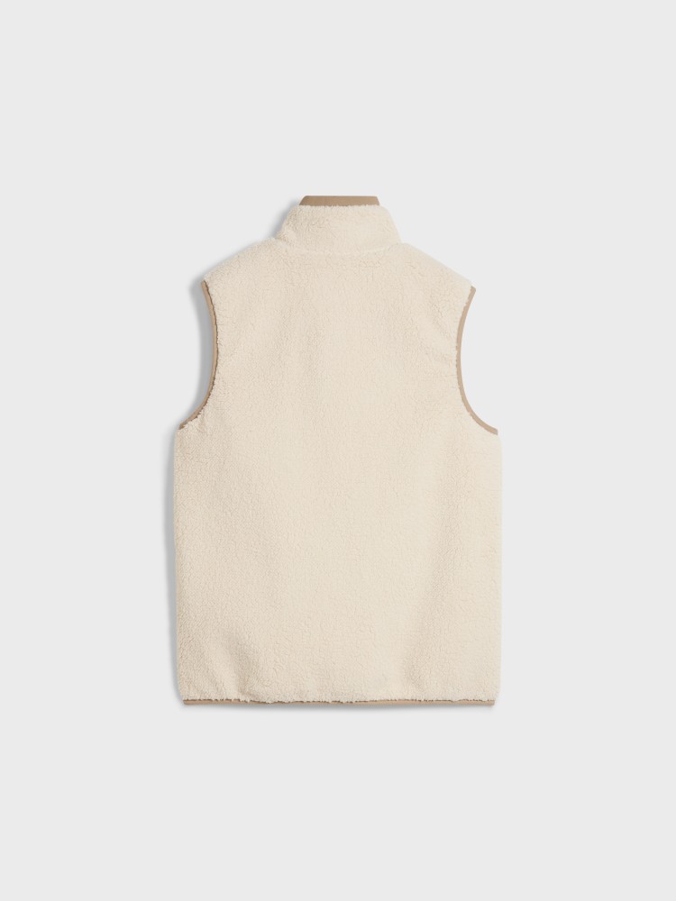 Жилет женский Puma Reversible Sherpa Vest бежевый 68838887 изображение 6