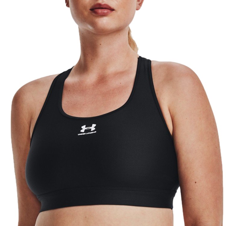 Бра женский Under Armour UA HG Armour Mid Padless черный 1373865-002 изображение 1