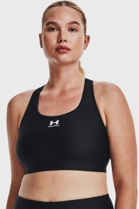 Бра женский Under Armour UA HG Armour Mid Padless черный 1373865-002 изображение 2