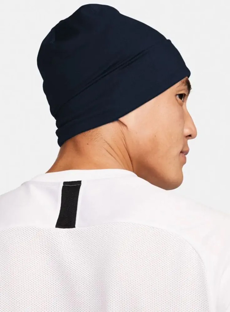 Шапка  Nike U NK DF PEAK BEANIE SC P TM синяя FQ8292-451 изображение 3