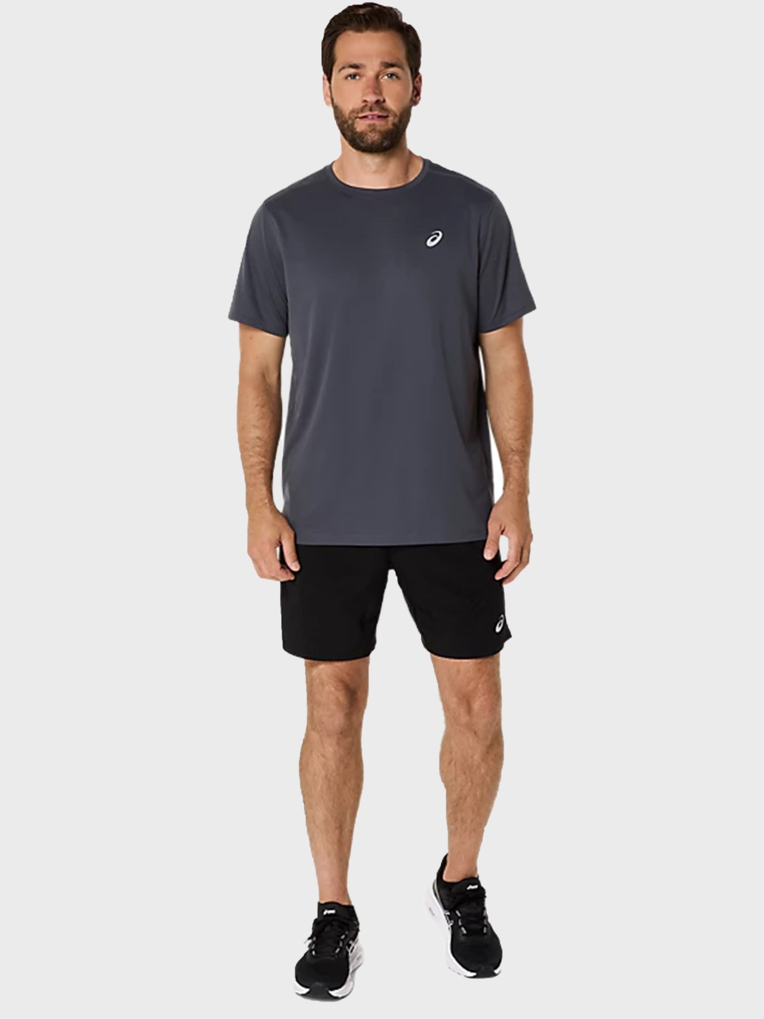 Футболка мужская Asics ASICS CORE SS TOP графитовая 2011D221-020 изображение 6