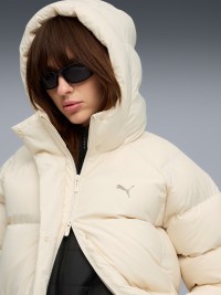 Куртка женская Puma Hooded Down Puffer Coat молочная 68839087 изображение 5
