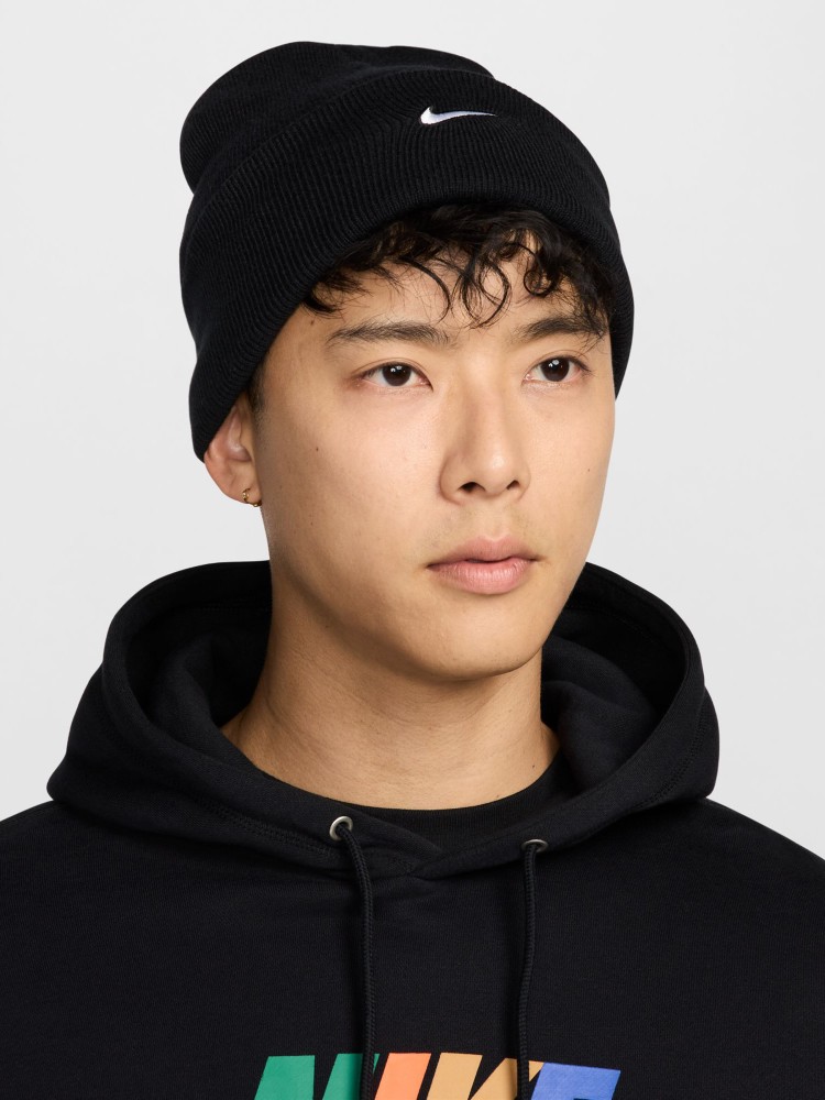 Шапка  Nike U NK PEAK BEANIE TC SWSH F24 L черная HF0187-010 изображение 3