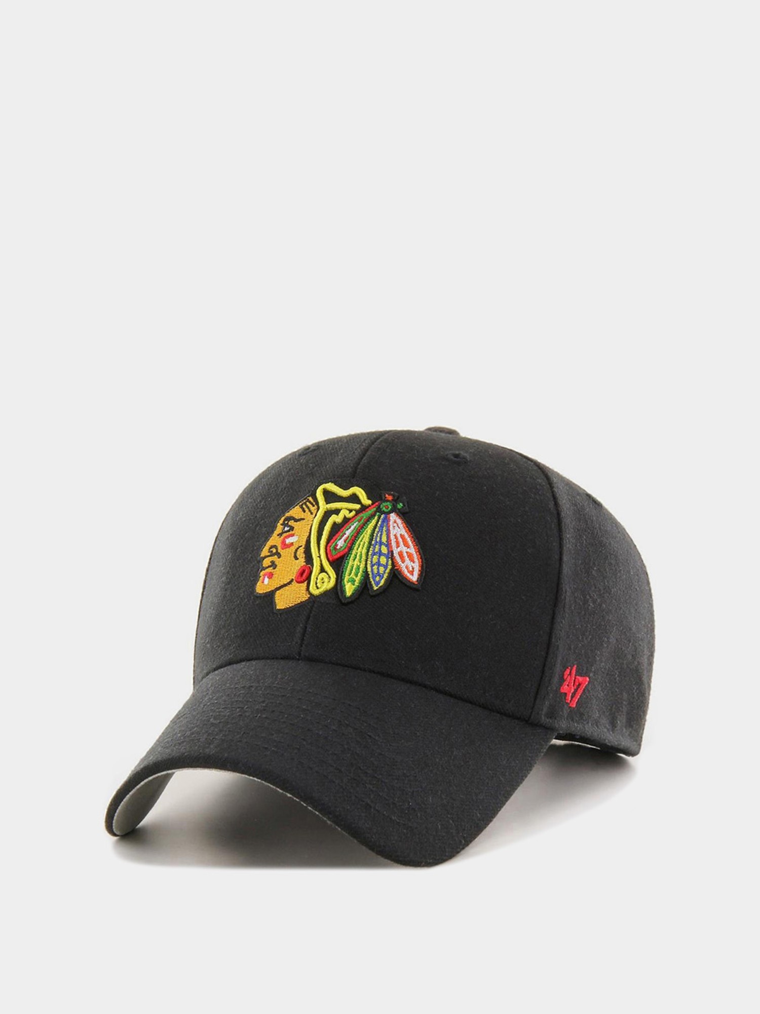 Бейсболка унисекс 47 Brand NHL CHICAGO BLACKHAWKS черная MVP04WBV-BKA изображение 2