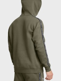 Толстовка мужская Under Armour UA Icon Fleece HD Taping оливковая 1389356-390 изображение 3