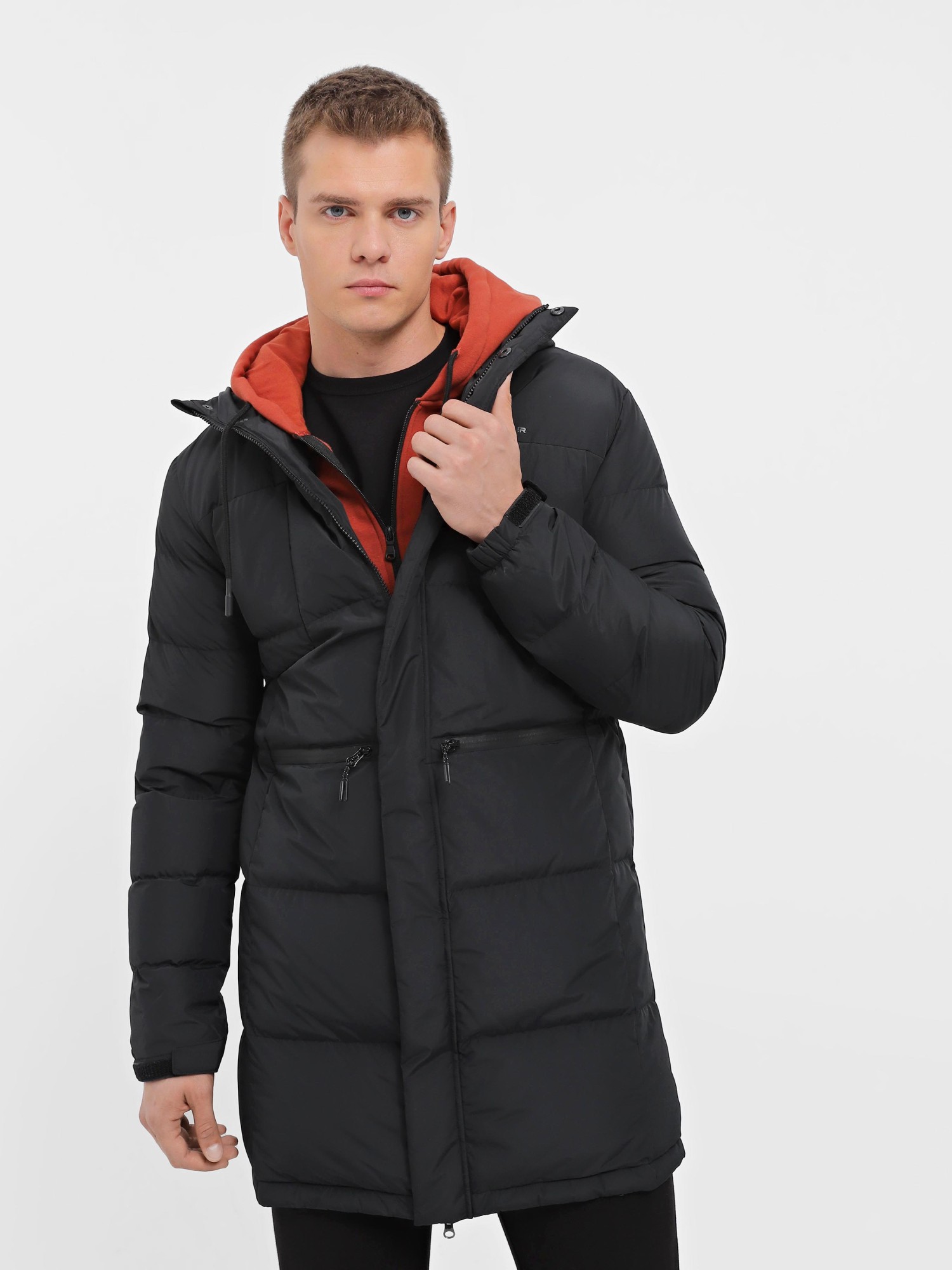 Куртка пуховая мужская Radder Virrat черная 122402-010 изображение 2