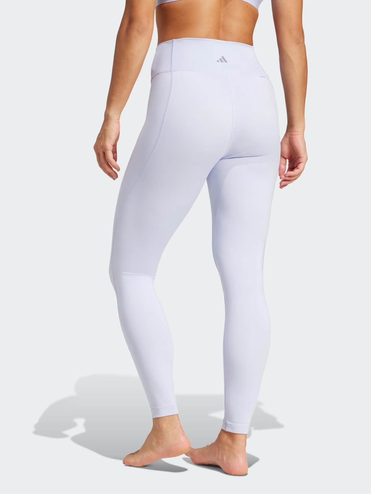 Леггинсы женские Adidas All Me Ess 1/1 фиолетовые JI8346 изображение 3