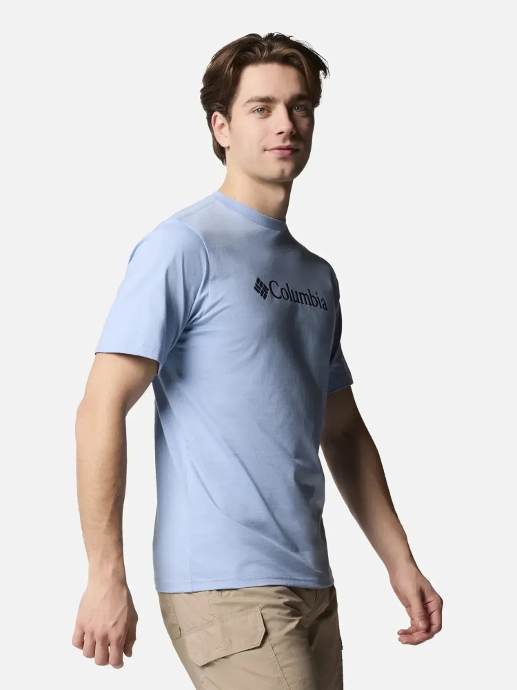 Футболка мужская Columbia CSC Basic Logo™ Short Sleeve голубая 1680051-431 изображение 5