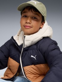 Куртка детская Puma Synthetic Hooded Puffer Jckt темно-синяя 68840416 изображение 3