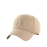 Бейсболка унисекс 47 Brand NEW YORK YANKEES RAISED BASIC бежевая RAC17CTP-KHA изображение 1