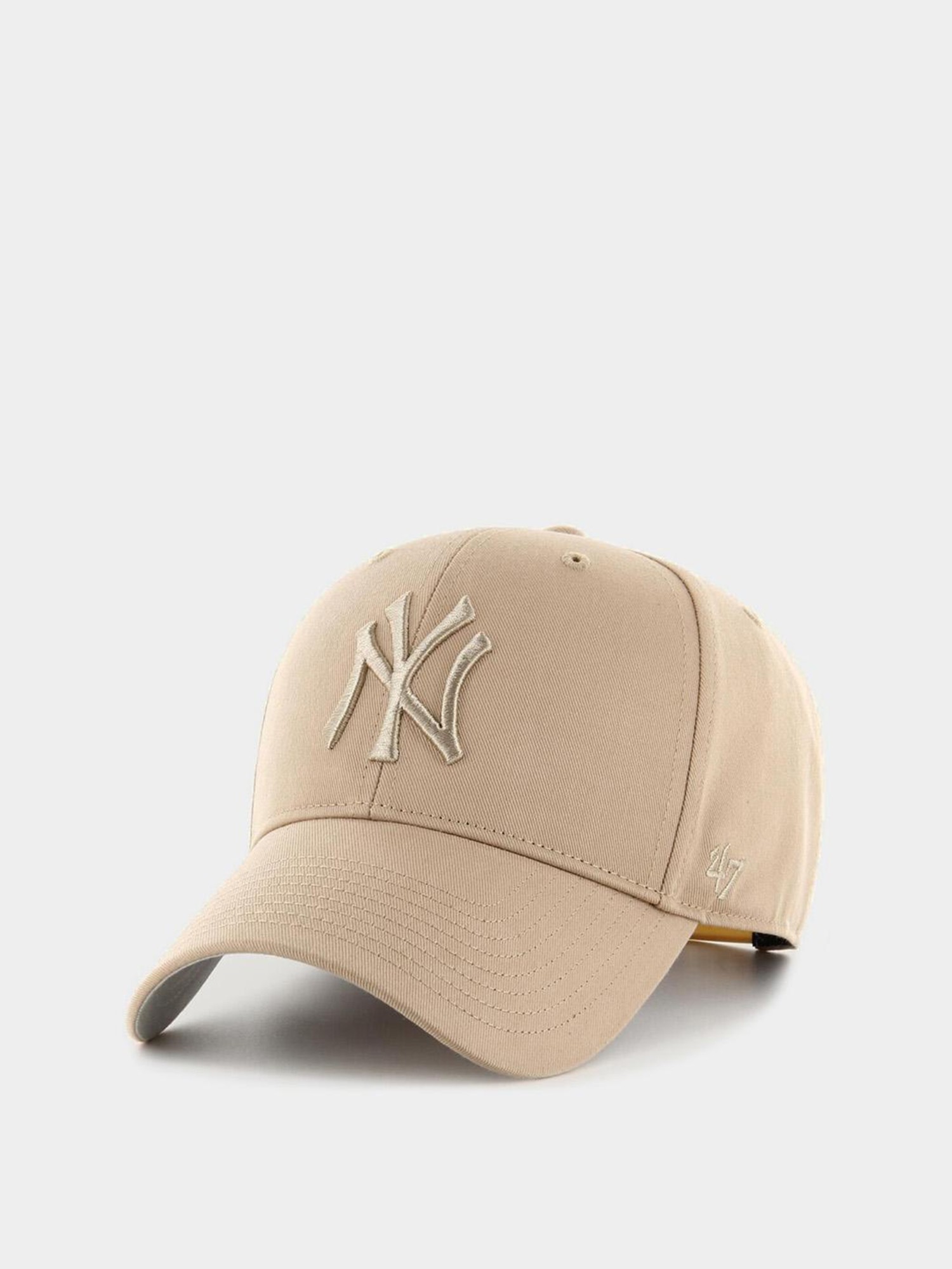 Бейсболка унисекс 47 Brand NEW YORK YANKEES RAISED BASIC бежевая RAC17CTP-KHA изображение 2