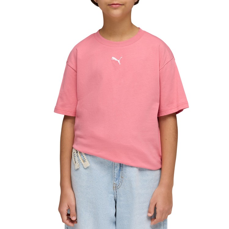 Футболка детская Puma ESS Boxy Tee G розовая 68513125 изображение 1
