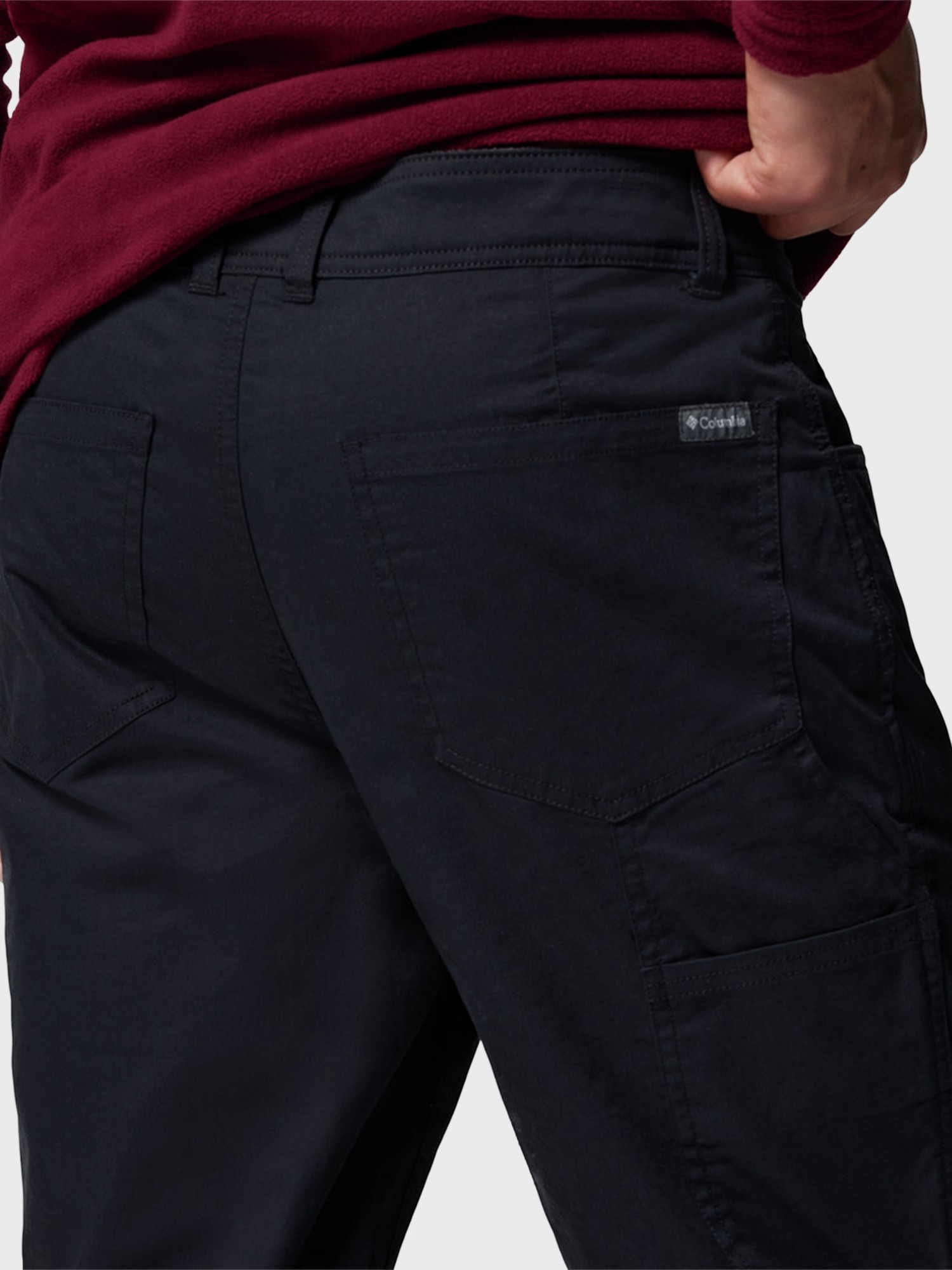 Брюки мужские Columbia Rapid Rivers™ Fleece Lined Pant черные 2135681-010 изображение 6