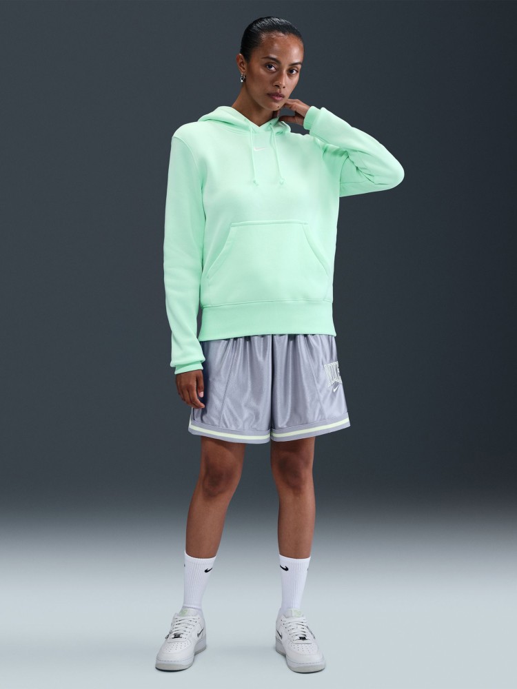 Толстовка женская Nike W NSW PHNX FLC STD PO HOODIE мятная HF6839-353 изображение 8