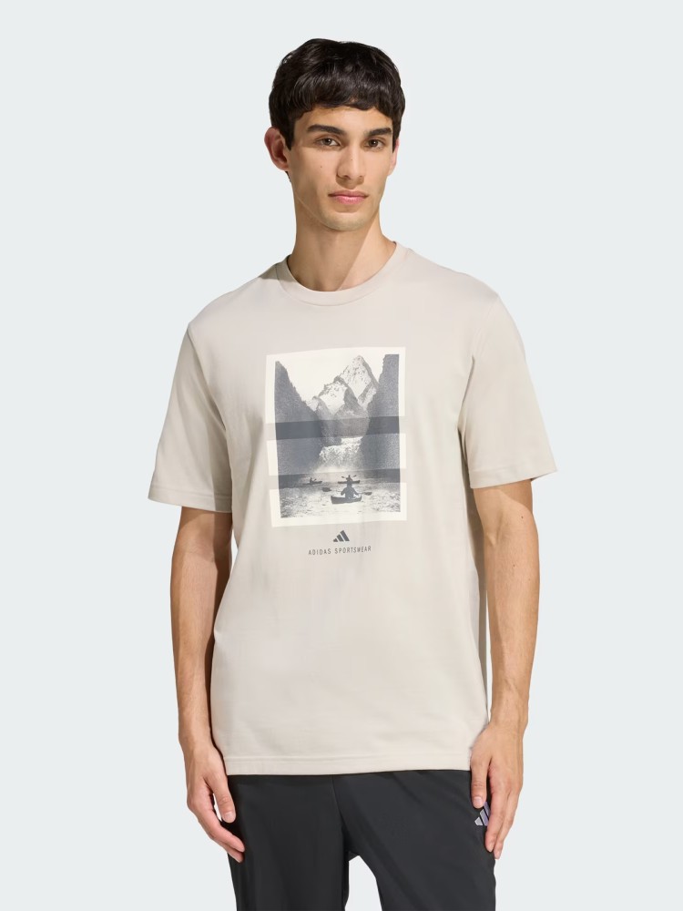 Футболка мужская Adidas M OUT KAYAK T серая KB2541 изображение 2