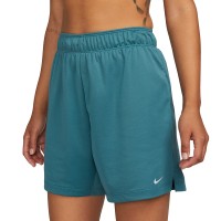 Шорты женские Nike W NK ATTACK DF MR 5IN SHORT синие DX6024-440