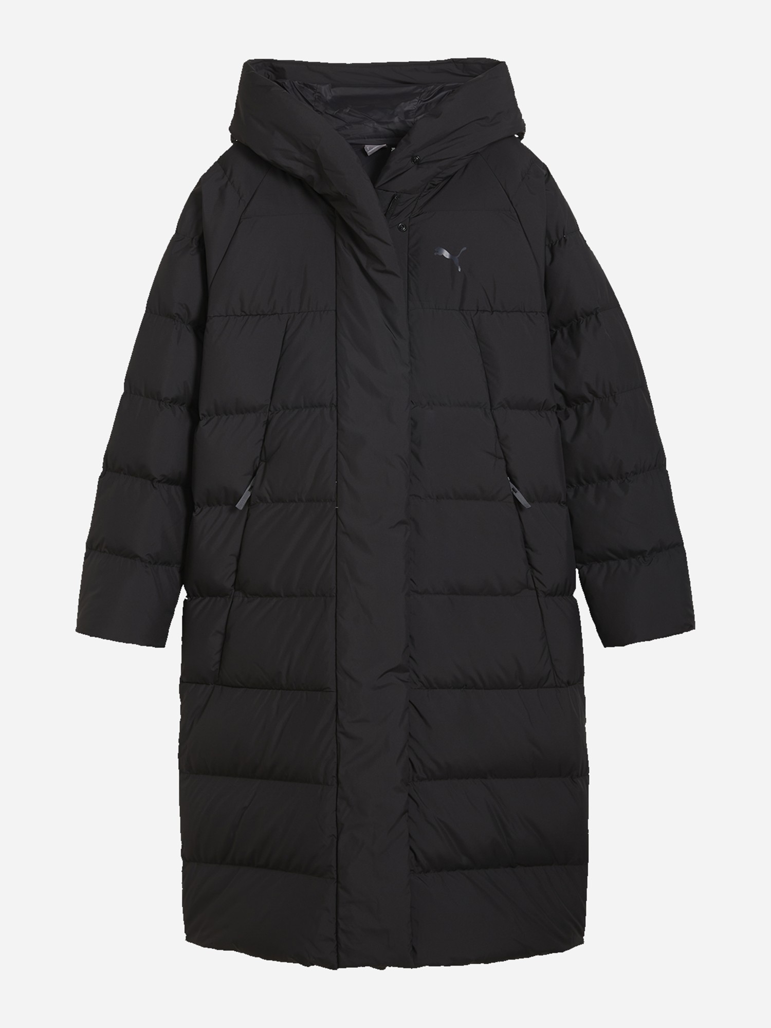 Куртка женская Puma Long down Coat черная 62649301 изображение 7