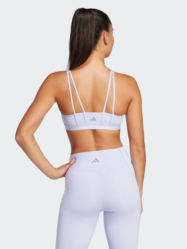 Бра женский Adidas ALL ME ESS MS фиолетовый JJ2654 изображение 3