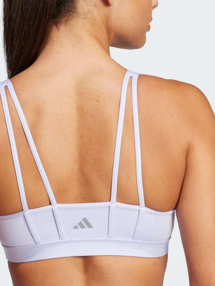 Бра женский Adidas ALL ME ESS MS фиолетовый JJ2654 изображение 5