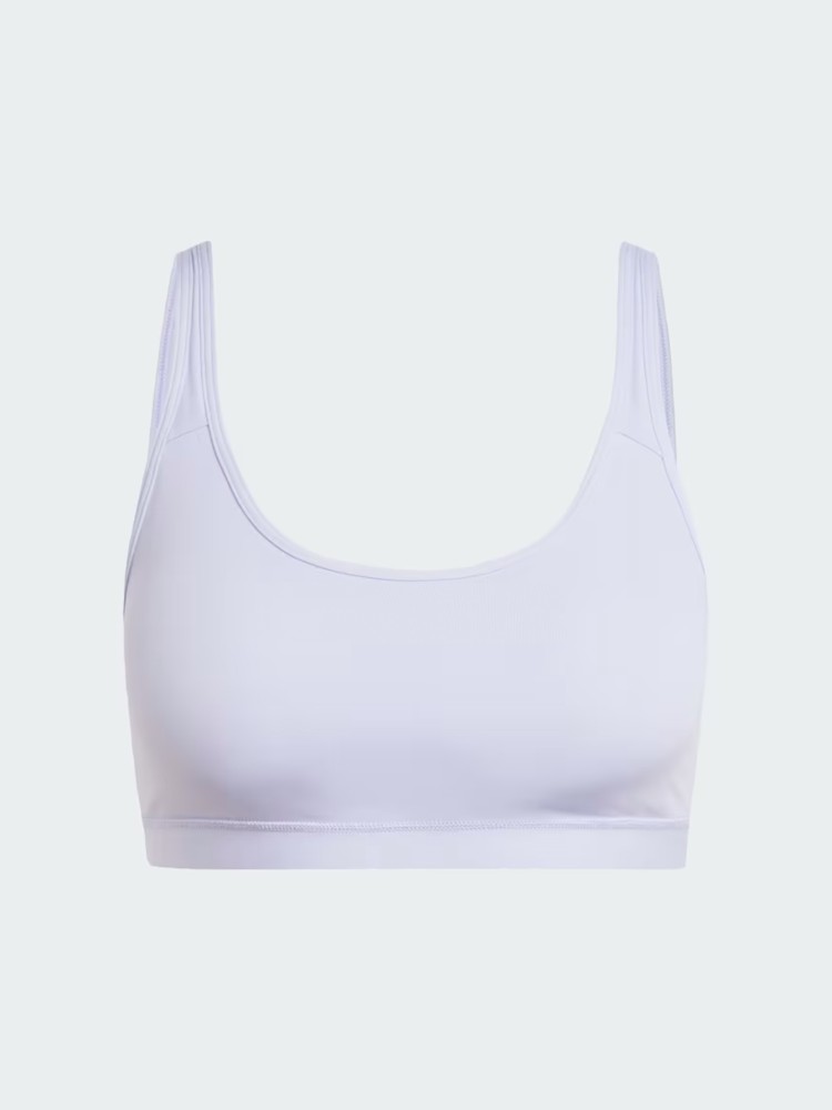 Бра женский Adidas ALL ME ESS MS фиолетовый JJ2654 изображение 7