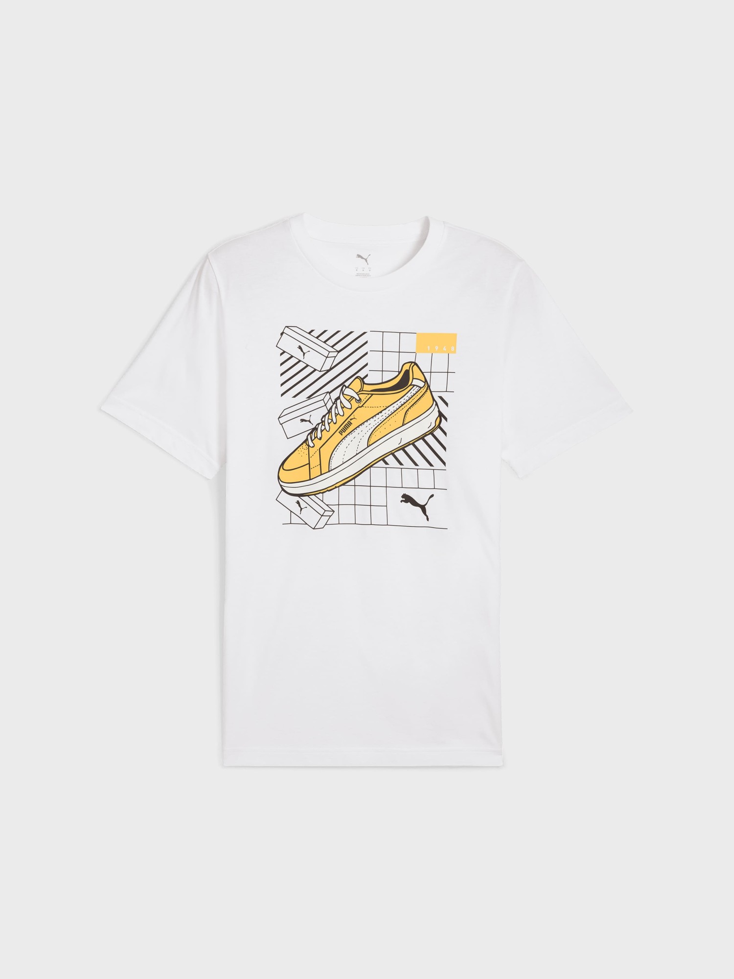 Футболка мужская Puma GRAPHICS Sneaker Tee белая 68483002 изображение 5