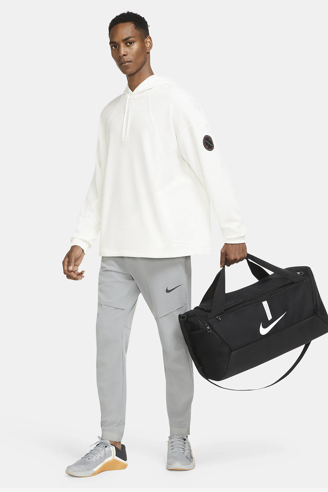Сумка Nike NK ACDMY TEAM S DUFF черная CU8097-010 изображение 6