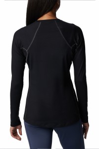 Термобелье женское Columbia Heavyweight Stretch Long Sleeve Top черное 1638991-011 изображение 5