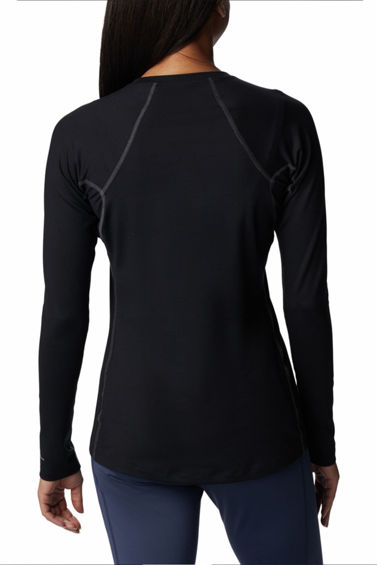 Термобелье женское Columbia Heavyweight Stretch Long Sleeve Top черное 1638991-011 изображение 5