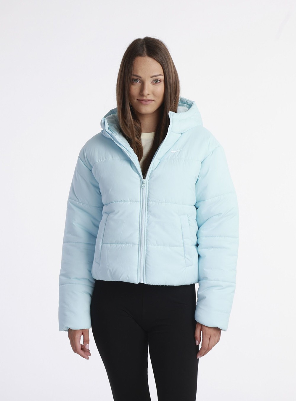Куртка женская Nike W NSW TF SYNFL NK CLSC PFR голубая FZ5899-474 изображение 2