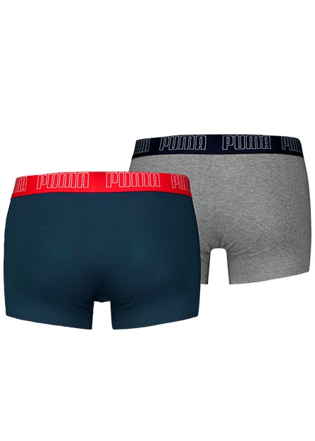 Боксеры мужские Puma PUMA MEN EVERYDAY TRUNK 2P мультицвет 93832105 изображение 3