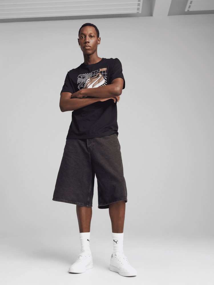 Футболка мужская Puma GRAPHICS Sneaker Tee синяя 68483016 изображение 2