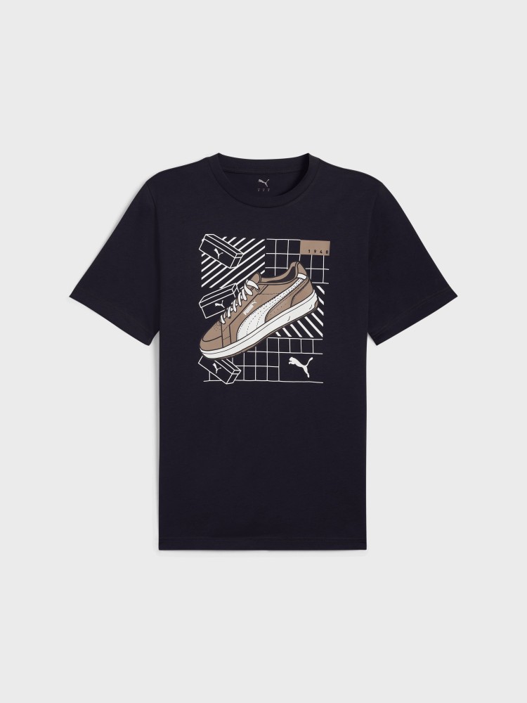 Футболка мужская Puma GRAPHICS Sneaker Tee синяя 68483016 изображение 5