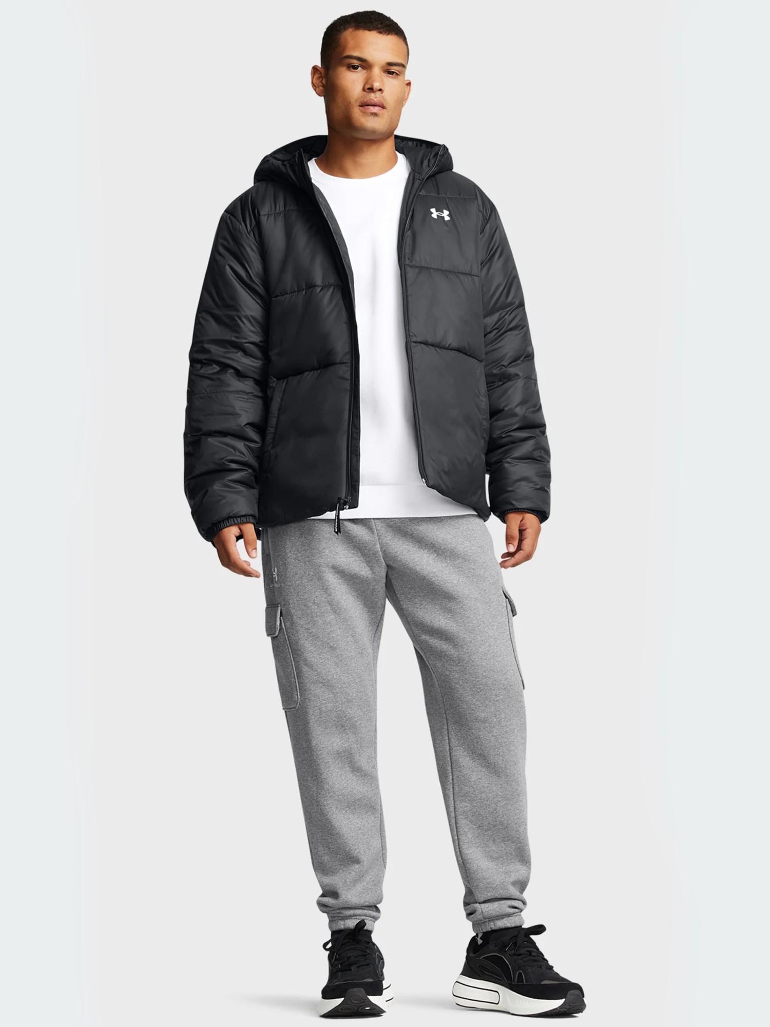 Куртка мужская Under Armour LW INSULATED JACKET черная 1389182-001 изображение 4