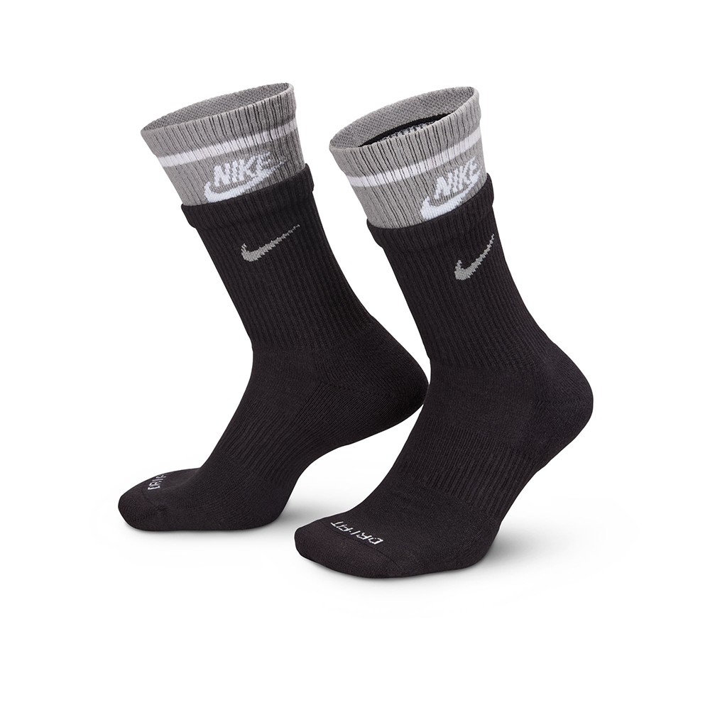 Носки  Nike U NK ED PLS CSH CRW 1PR 144 DN черные FN3148-001