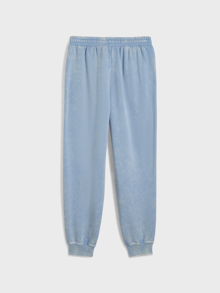 Брюки мужские Puma ESS ELEVATED Wash Sweatpants голубые 68843634 изображение 6