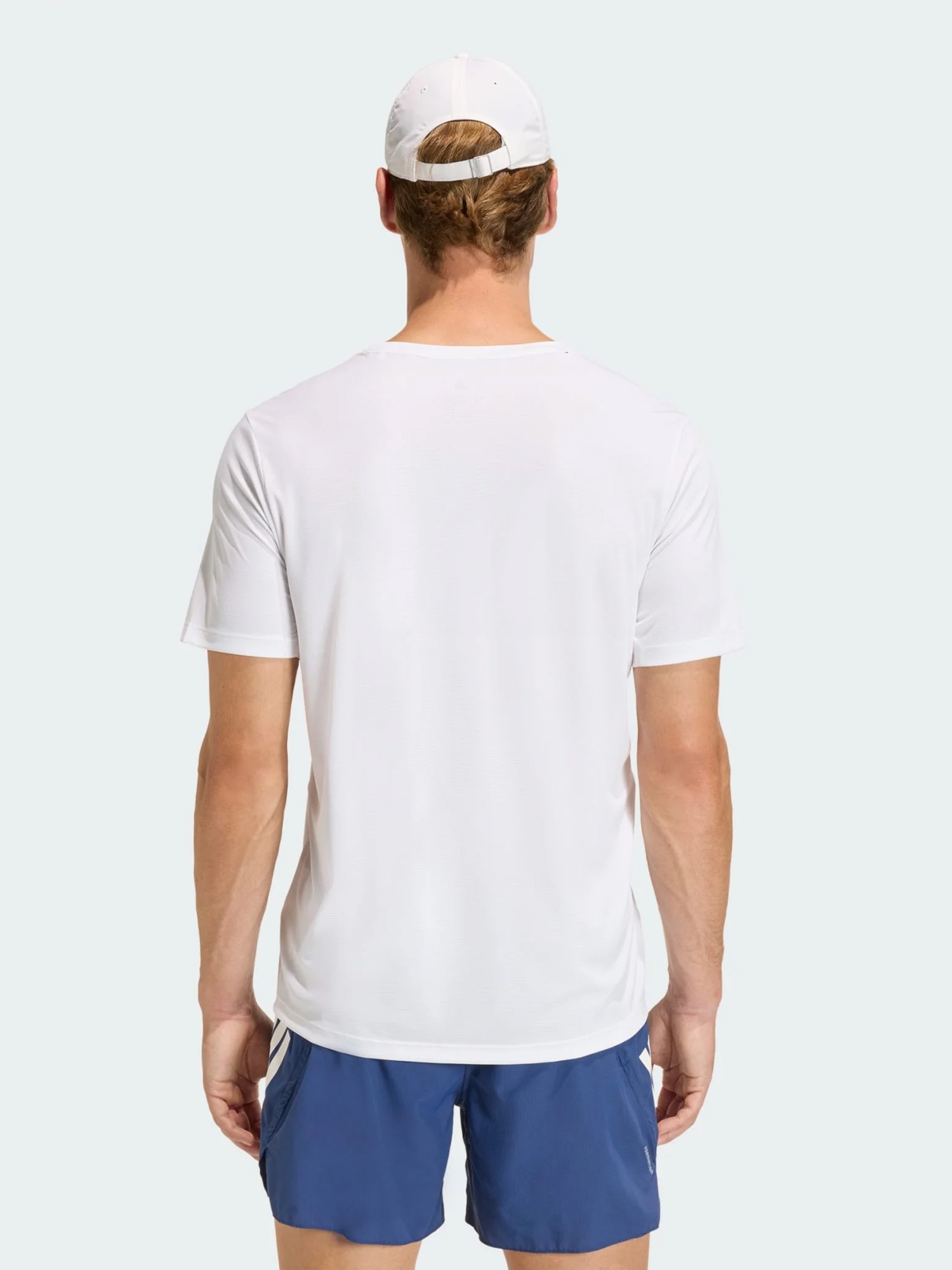 Футболка мужская Adidas Run Ess Tee M белая KB5960 изображение 3