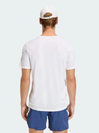 Футболка мужская Adidas Run Ess Tee M белая KB5960 изображение 3