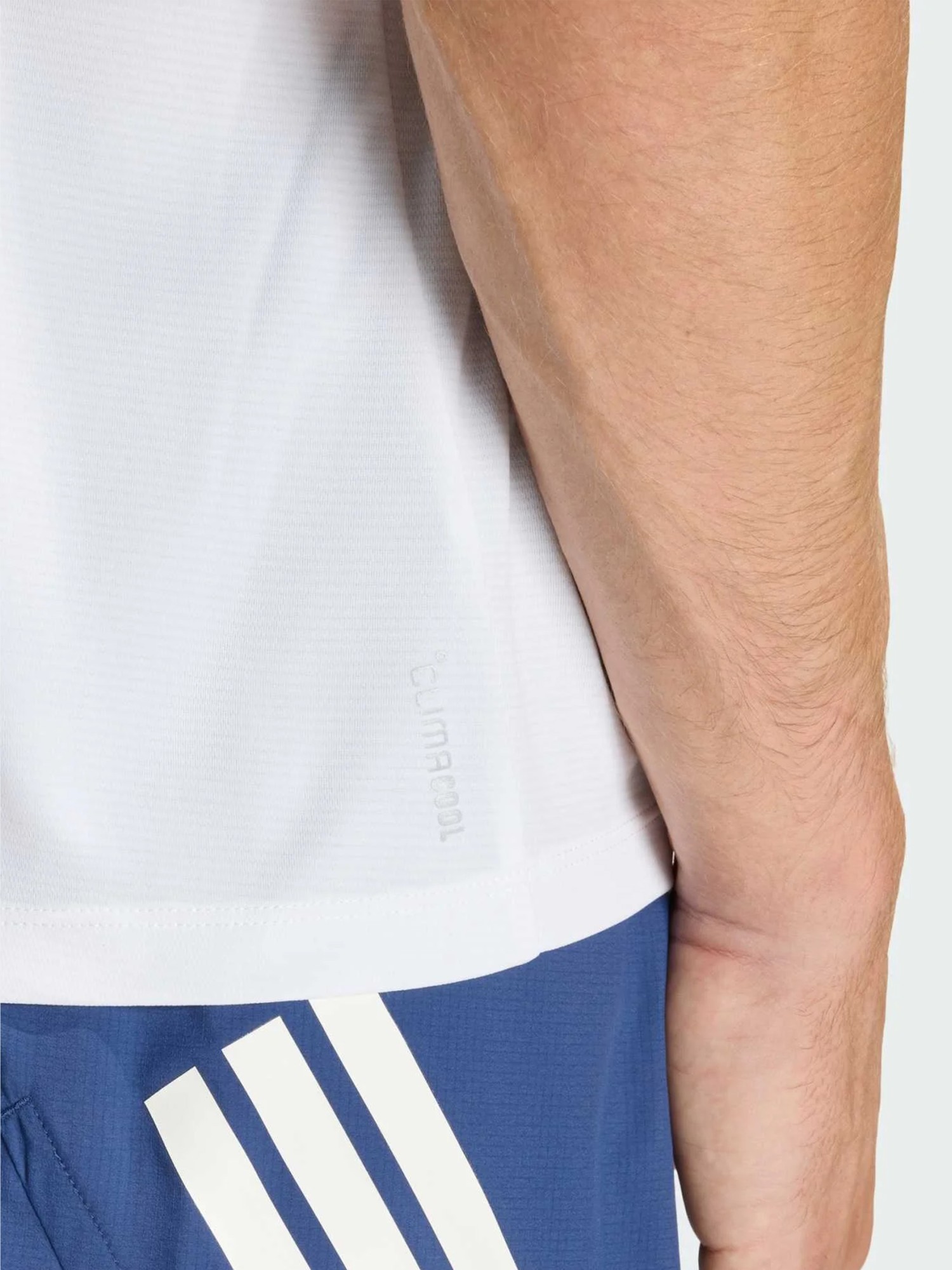Футболка мужская Adidas Run Ess Tee M белая KB5960 изображение 5