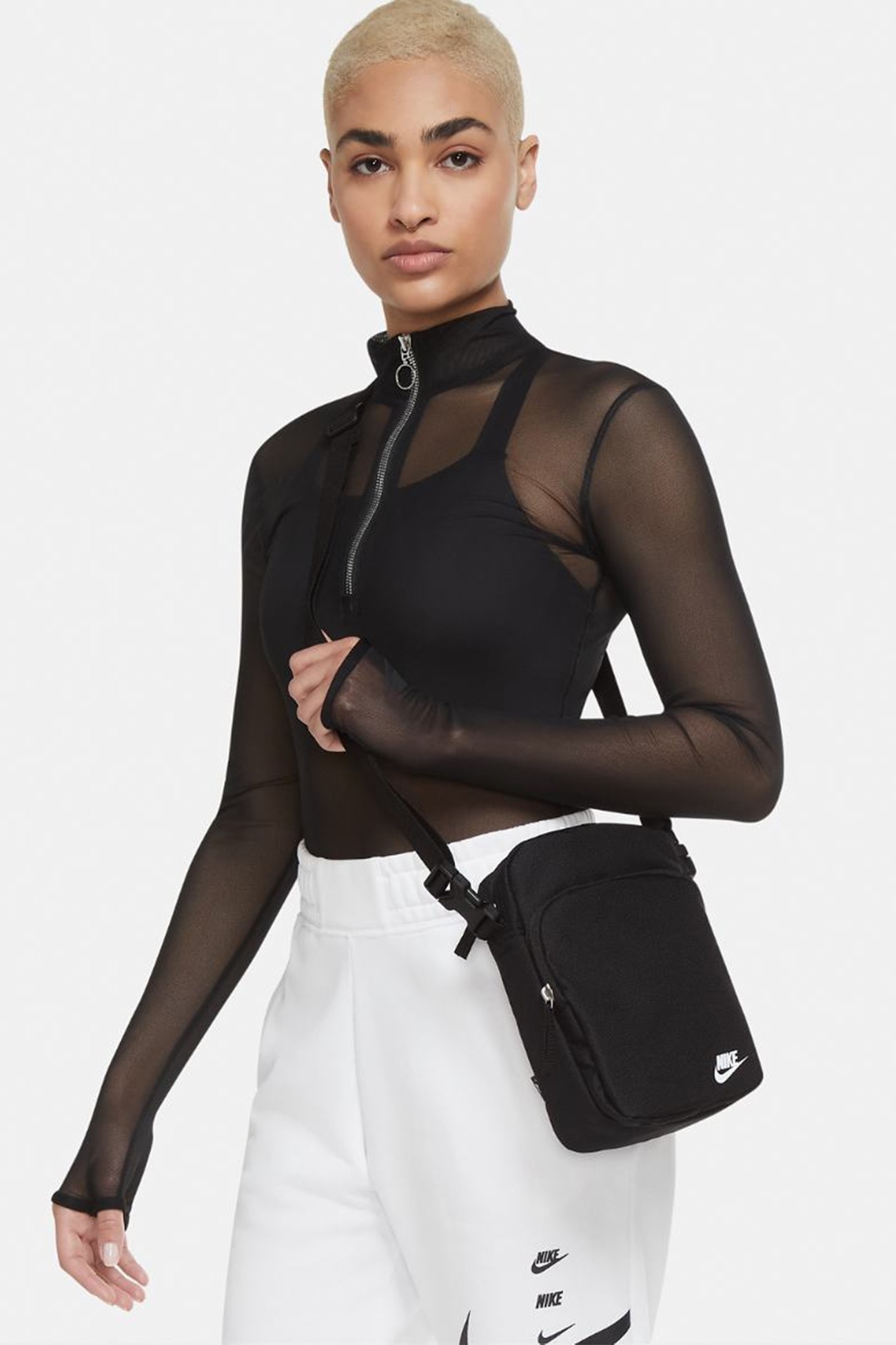 Сумка Nike Nk Heritage Crossbody черная DB0456-010 изображение 6