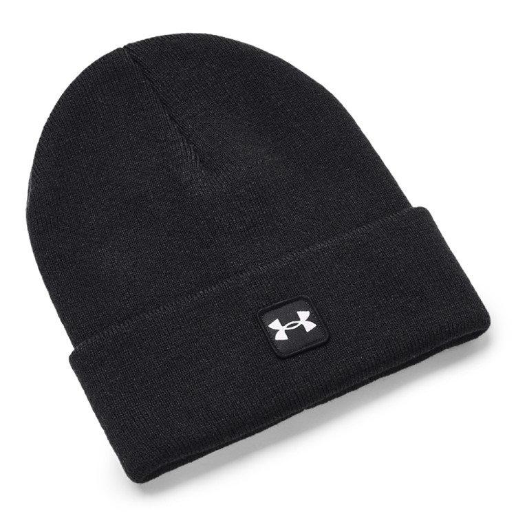 Шапка Under Armour UA Halftime Cuff черная 1373155-001 изображение 1