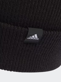 Шапка Adidas BEANIE CUFF VAR черная IB3236 изображение 4