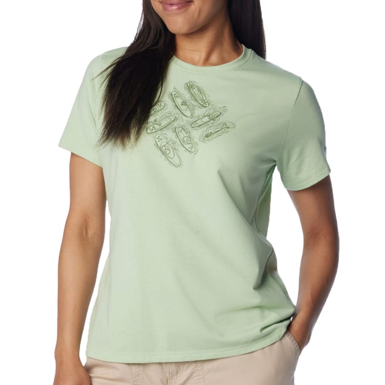 Футболка женская Columbia SUN TREK™ SS GRAPHIC TEE хаки 1931751-349 изображение 1