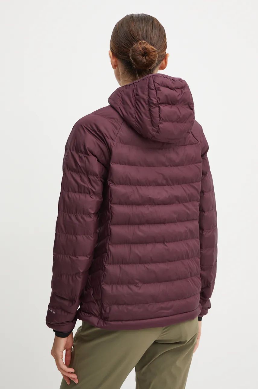 Куртка женская Columbia Powder Lite II Hooded Jacket бордовая 2089391-607 изображение 4
