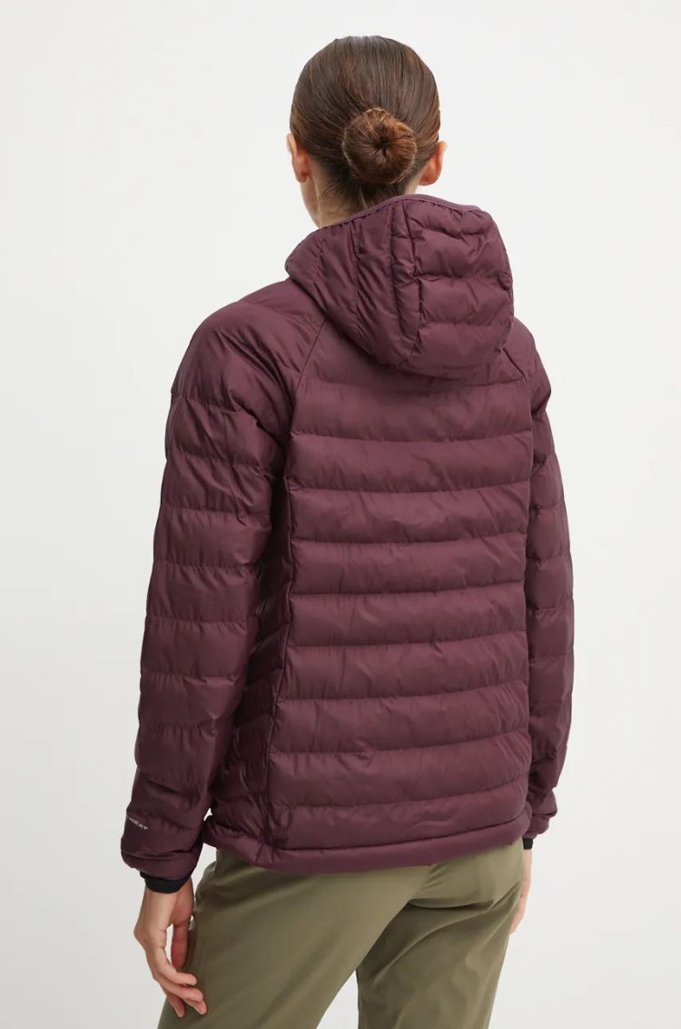 Куртка женская Columbia Powder Lite II Hooded Jacket бордовая 2089391-607 изображение 4