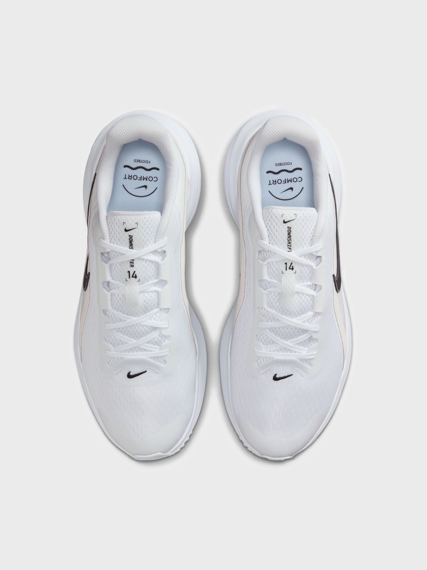 Кроссовки мужские Nike DOWNSHIFTER 14 белые IB1895-101 изображение 7
